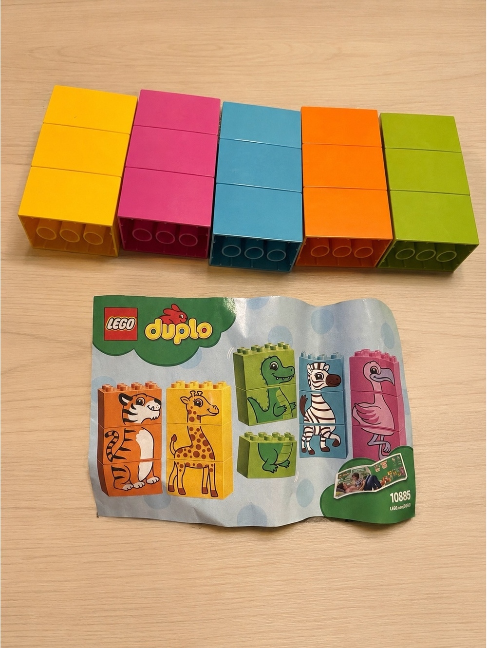 LEGO Duplo Animal Blocks Set 10885, COMPLETE with manual, Used - Picture 2 of 2